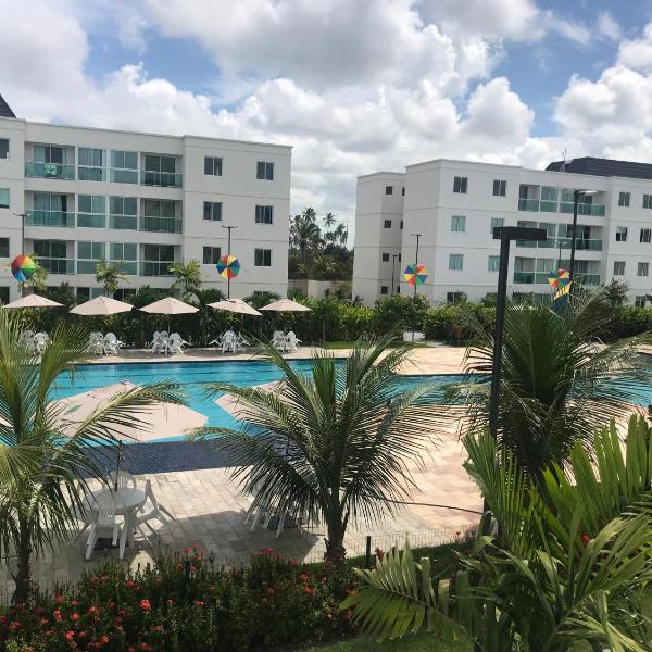 Flat Excelente em Porto de Galinhas PALM VILLAGE ACQUA frente para as piscinas