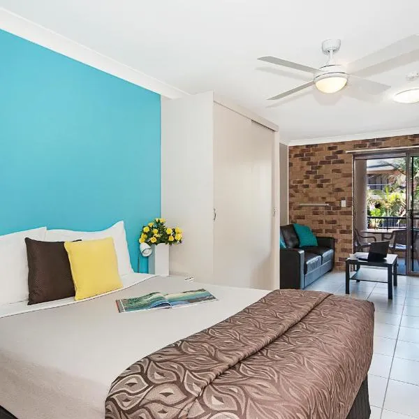 Byron Bayside Central Studio Apartments، فندق في Coopers Shoot