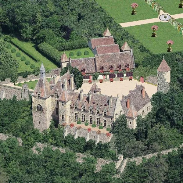 Château de Peufeilhoux, hotel v destinaci Vallon-en-Sully
