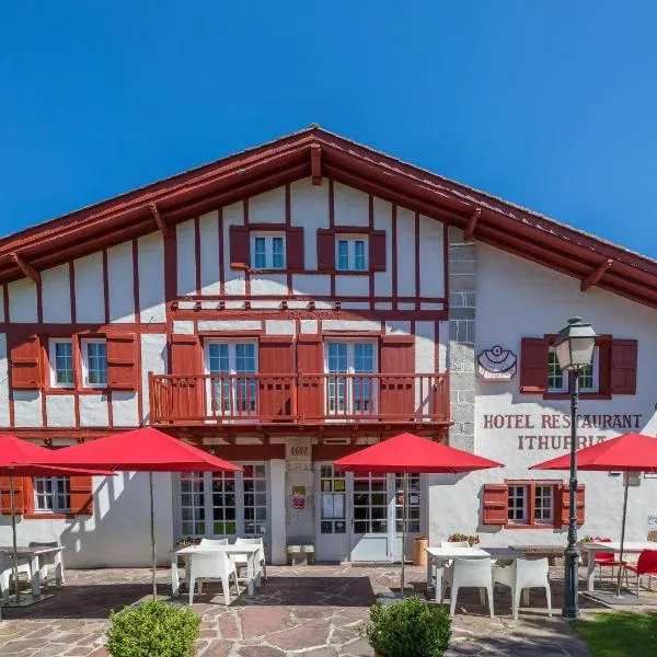 Hôtel Ithurria - Teritoria, hotel Aïnhoában