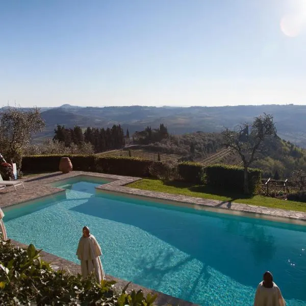 Villa I Barronci Resort & Spa、サン・カシャーノ・イン・ヴァル・ディ・ペーザのホテル