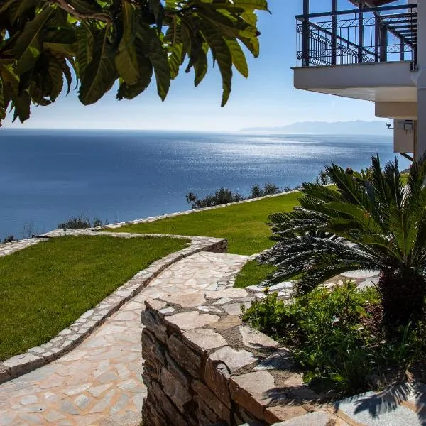 Aegean Panorama Apartments, hótel í Akhladherí