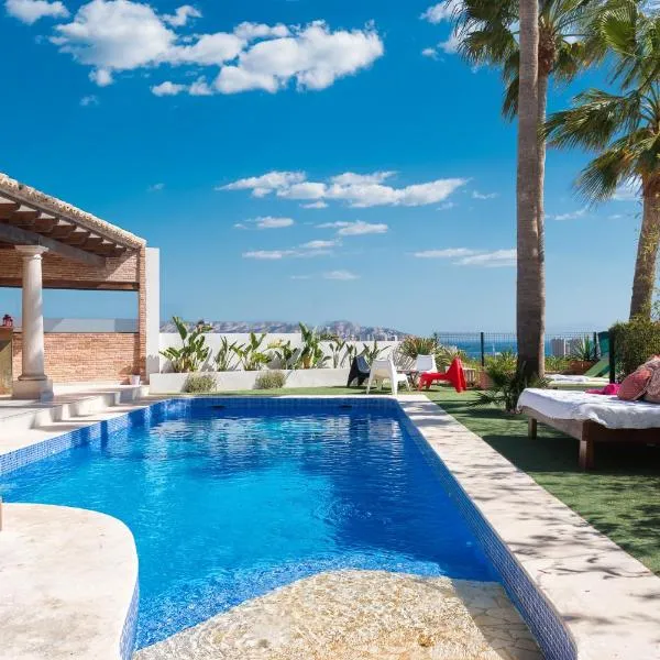 Villa exclusiva con espectaculares vistas al Mediterráneo, hotel a Cala de Finestrat