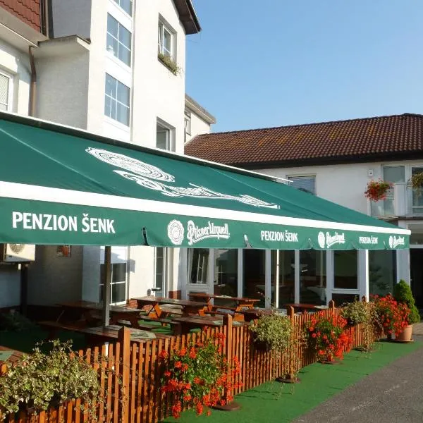 Penzion Šenk Pardubice, hotel Rozhovicében