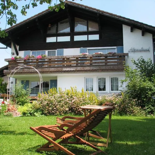 Gästehaus Alpenland, hotel en Halblech