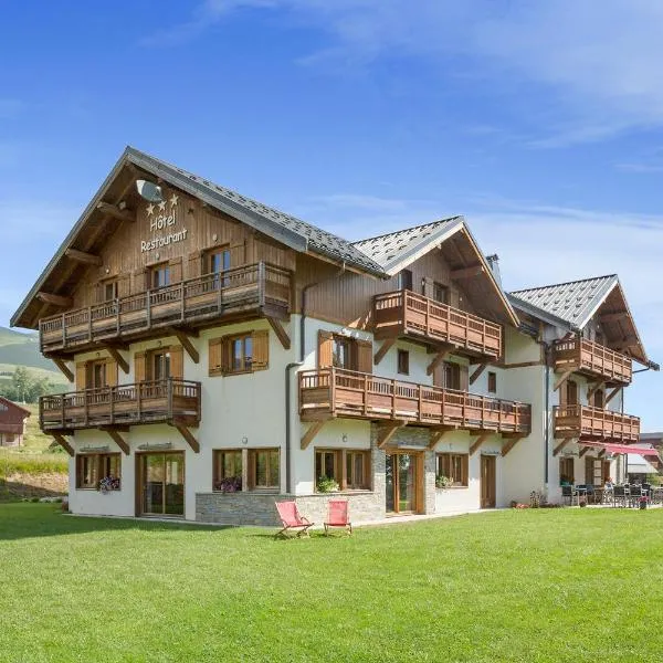 Chalet-Hôtel Le Beausoleil, The Originals Relais (Hotel-Chalet de Tradition)、ラ・トゥッスイールのホテル