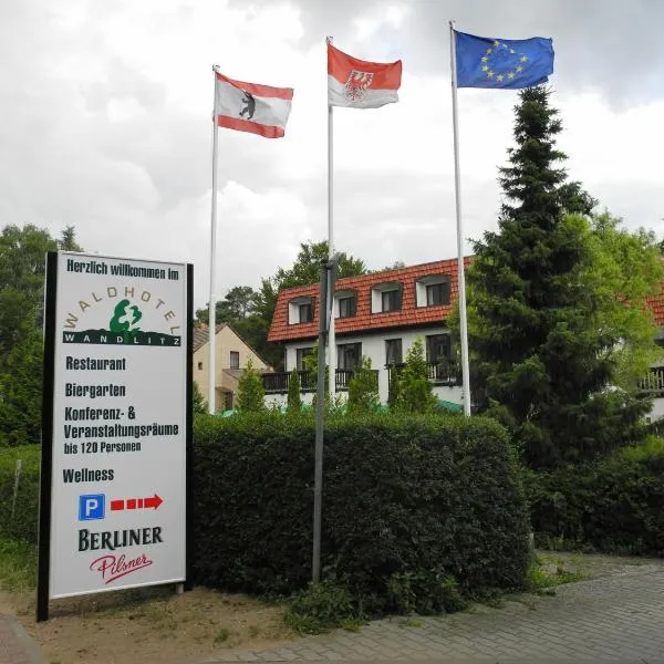 Waldhotel Wandlitz, hotel in Falkenthal