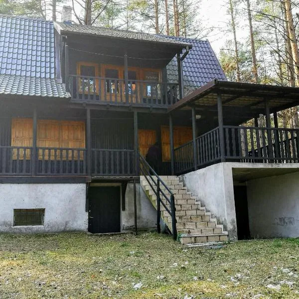 Warchały near Szczytno, RUSTIC LODGE at Lake, hotel v destinaci Narty