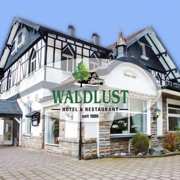 Hotel Restaurant Waldlust、ハーゲンのホテル