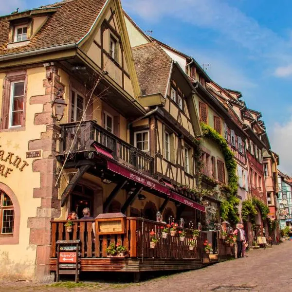 Hotel Au Cerf, hotel i Riquewihr