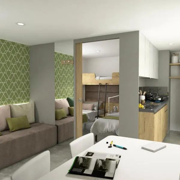 Premium Mobile Homes Istria - Camping Lanterna Porec - Luxury Mobilhome、ポレッチのホテル