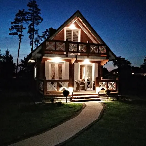 Drewniany domek nad Miedwiem, hotel in Morzyczyn