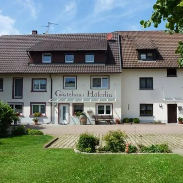 Gästehaus Höferlin, hotel v destinaci Bad Bellingen