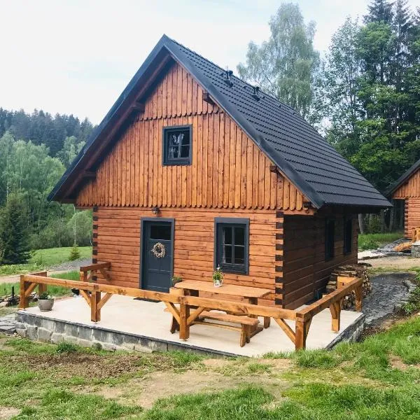 Roubenky Bublava, hotel en Stříbrná