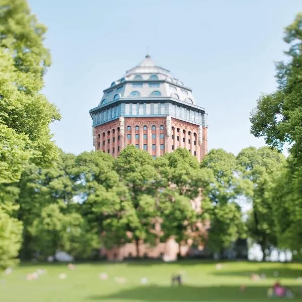 MÖVENPICK Hotel Hamburg City, historischer Wasserturm im Schanzenpark, Hotel in Hamburg