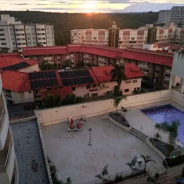 Serra Park Flat Service - Rio Quente Esplanada apartamento inteiro roupas de cama a parte, Hotel in Rio Quente