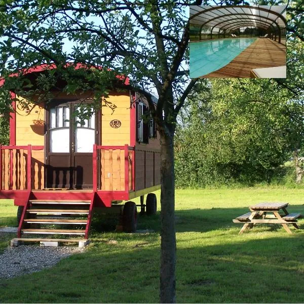 Les Roulottes de la Risle, hotel v destinaci Calleville