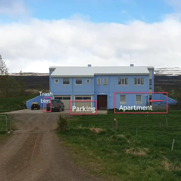 Peaceful farm apartment, hotel v destinaci Eiðar