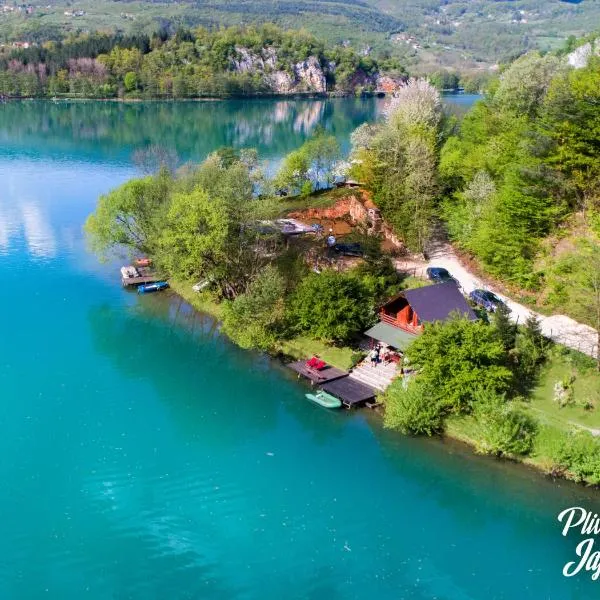 Jajce,Plivsko jezero, hotell i Jajce