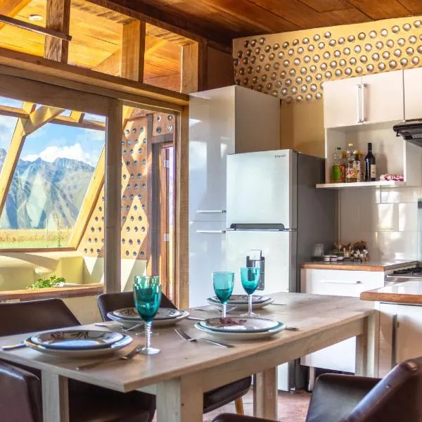 Casa 100% ecológica con vista a los glaciares andinos, hotel v destinaci Maras