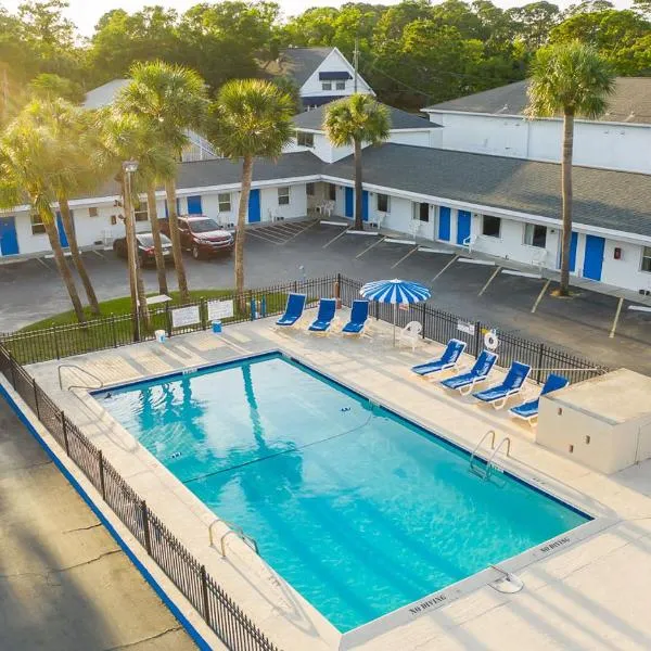 Royal Palms Motel, hótel í Tybee Island