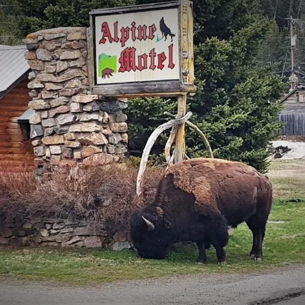 Alpine Motel of Cooke City, хотел в Кук Сити