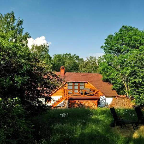 Forest Romantic Apartment Brdy, hotell i Mladý Smolivec