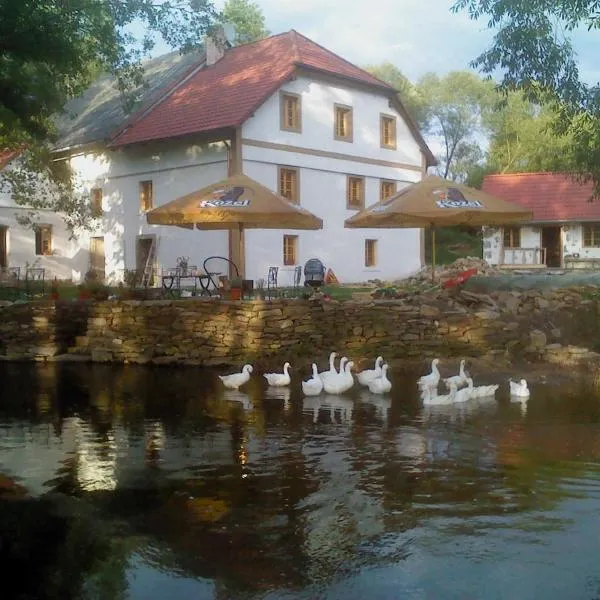 BioFarma Dolejší Mlýn, hotel en Mladá Vožice