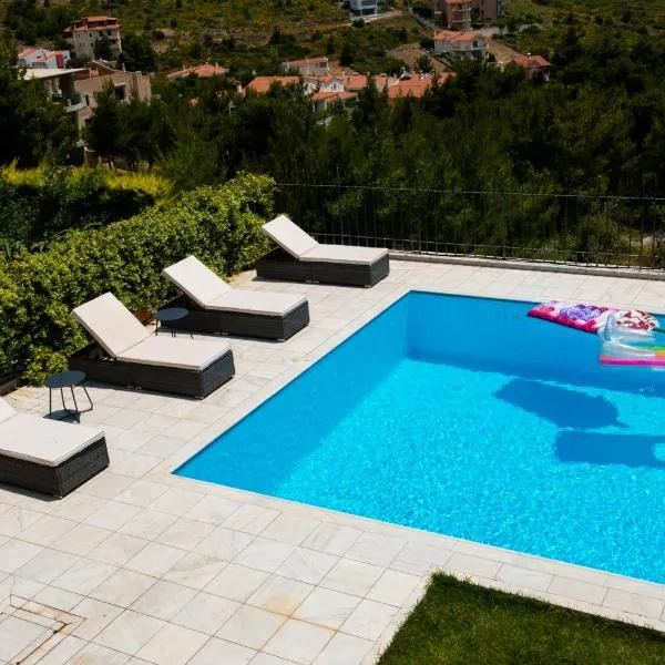 Villa Olympia VIP, hotel en Dhráfi
