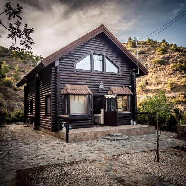*2 bdr log house /mountains/Queen bed/fireplace, hotel v destinaci Gourri
