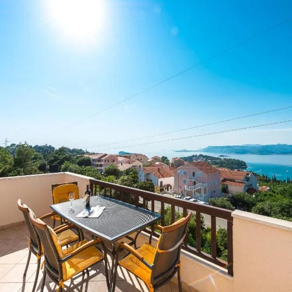 Apartment with panoramic view, hotel en Cavtat