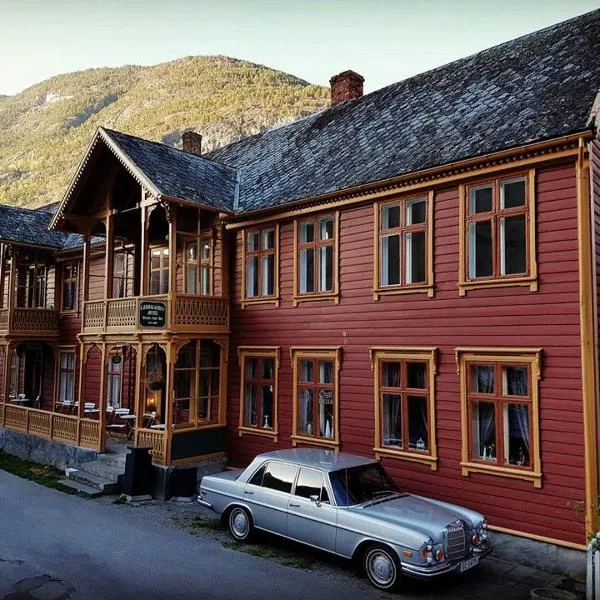 Lærdalsøren Motor Guesthouse, hotell på Øvre Kvamme