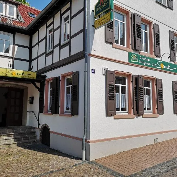 Zur Sonne, hotel v destinaci Alsbach-Hähnlein