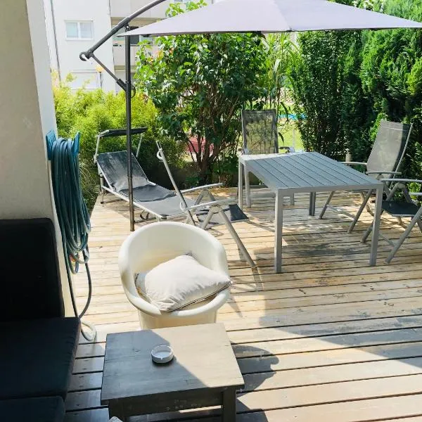 GARDEN Apartment PLUS private Beach, Hotel in Neusiedl am See