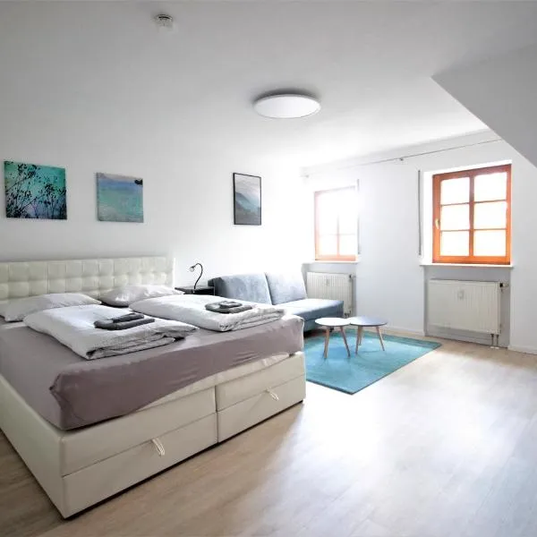 City Apartment - Old Main Bridge, own garage parking space, hotel v destinaci Würzburg