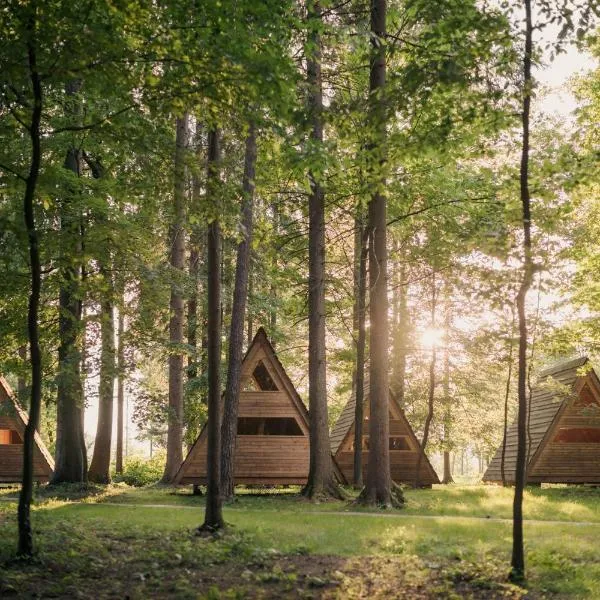 Forest Camping Mozirje, hotell i Topolšica