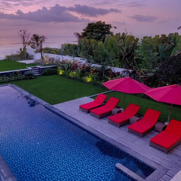 Kutus Kutus Keramas Villa, hótel í Gianyar