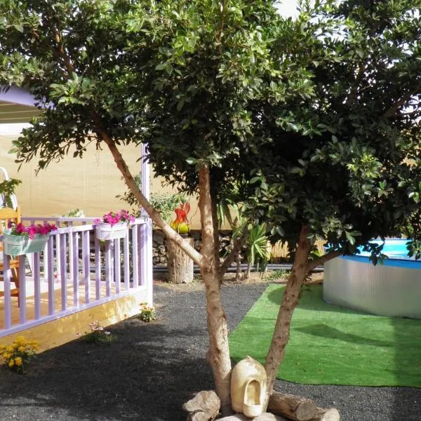caravana en oasis privado, hotel v destinaci La Vegueta