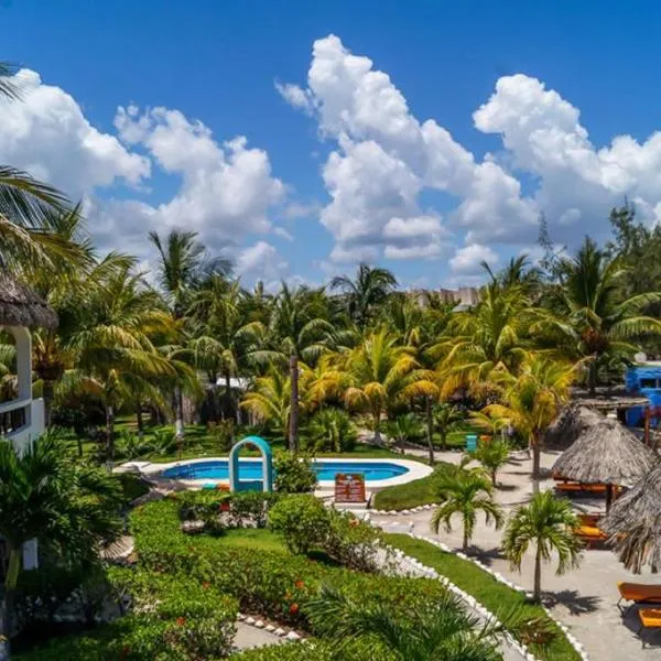 Hotel Puerto Holbox Beach Front, hôtel à Solferino 