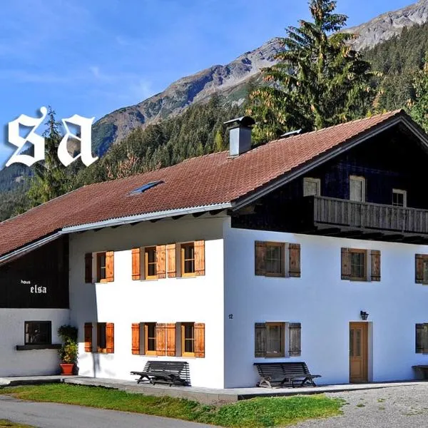 Haus Elsa, hotel v destinaci Holzgau