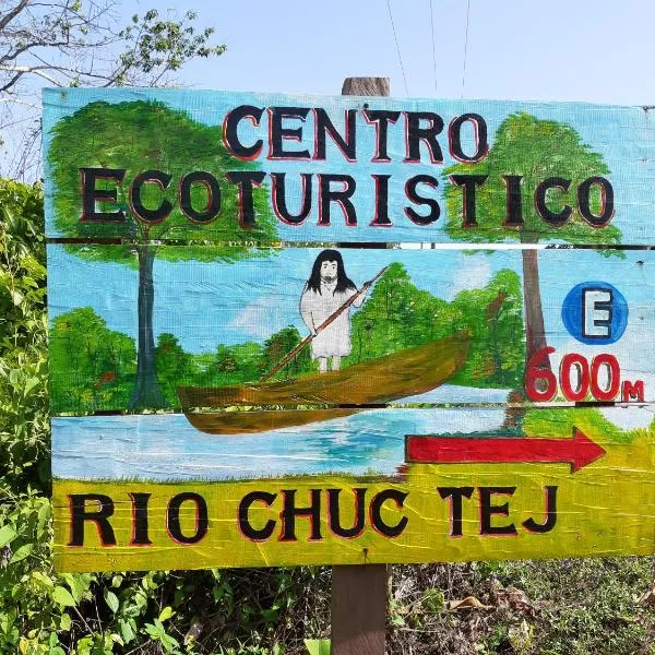 Viesnīca Centro Ecoturistico Rio Chuc Tej pilsētā Lacanjá