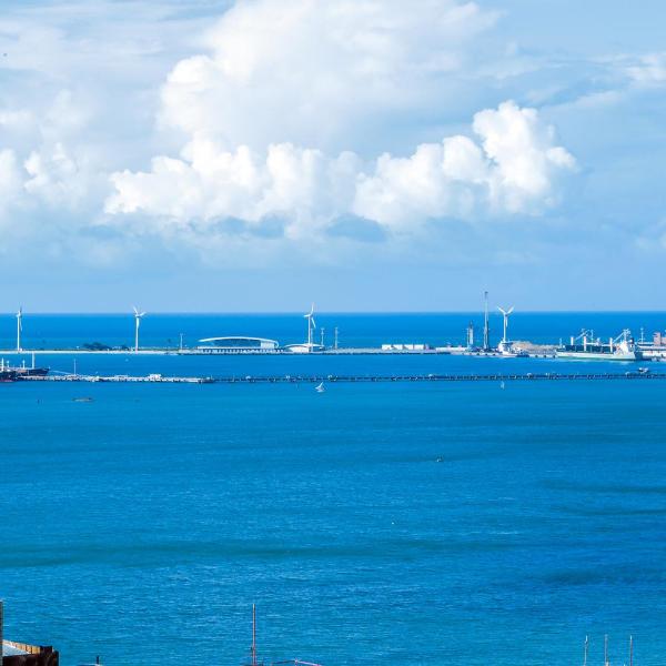 Belíssimo Apart com Vista Mar - Conforto a 100m da Orla
