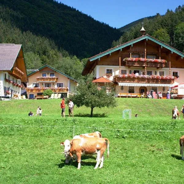 Am Ferienbauernhof Schmiedbauer com Salzkammergut, hotel en Faistenau