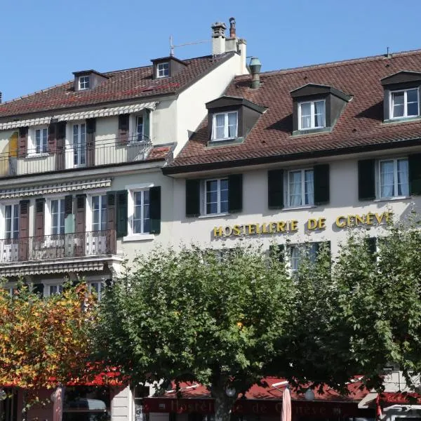 Viesnīca Hostellerie de Genève pilsētā Veve