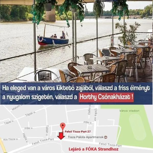 Tisza-beach wild camping 5, hotel v destinaci Szeged