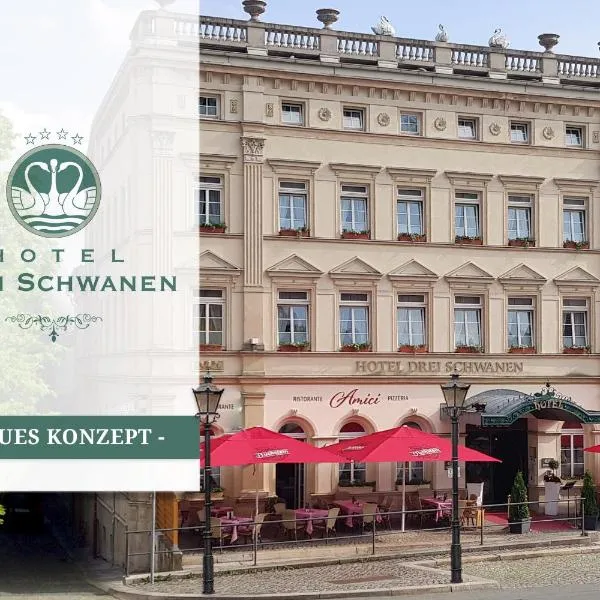 Hotel DREI SCHWANEN - Ristorante Due Fratelli, hotel v destinaci Hohenstein-Ernstthal