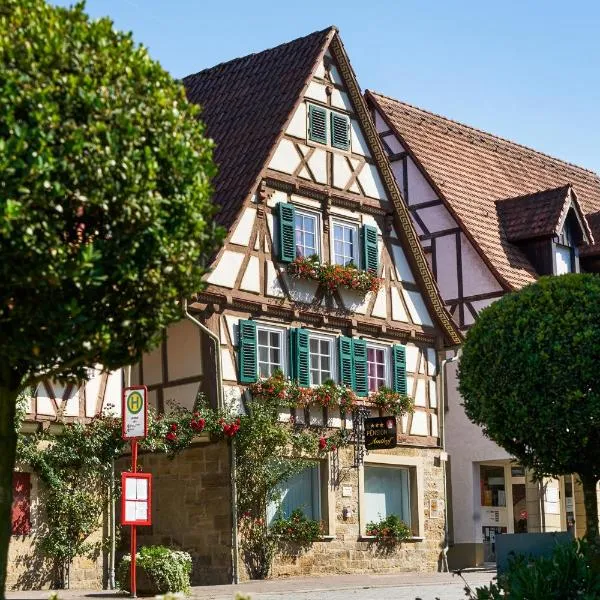 Pension Amthof, hotel v destinaci Oberderdingen