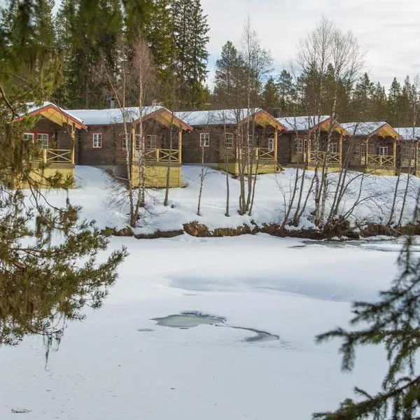 Vålkojan Naturby - Timber cottages, hotel in Vemdalen