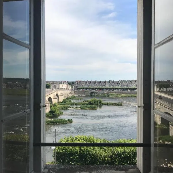 Blois, vue panoramique Loire, hôtel à Blois