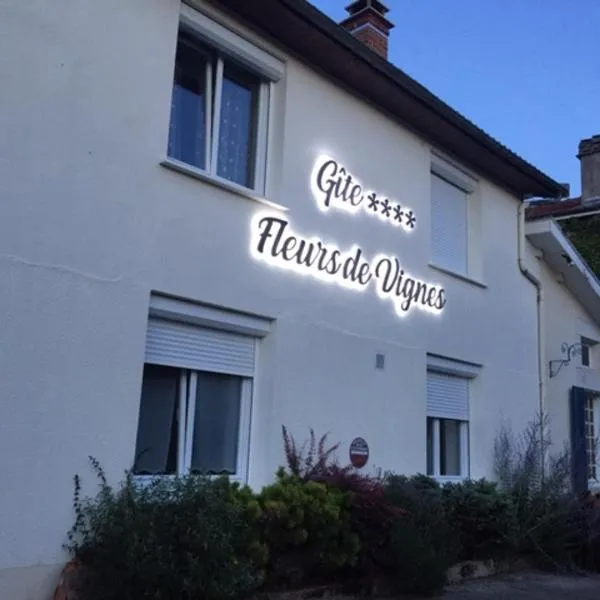 GITE FLEURS DE VIGNES, hotell i Colombé-le-Sec